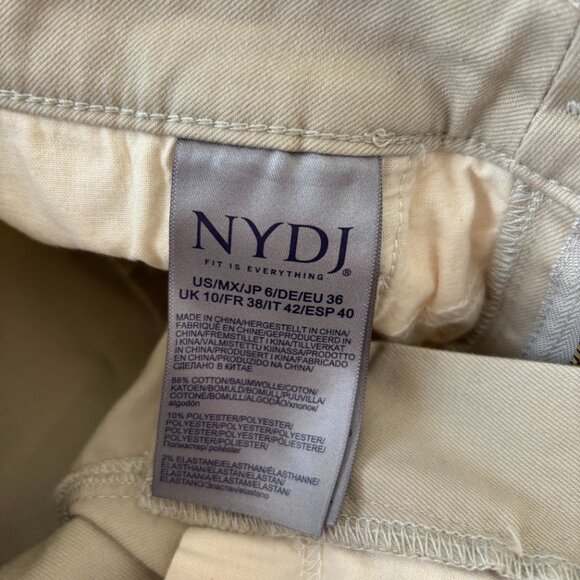 NYDJ - Teresa Wide Leg Ankle Jeans - Feather - size 6 - NWT - Picture 6 of 8